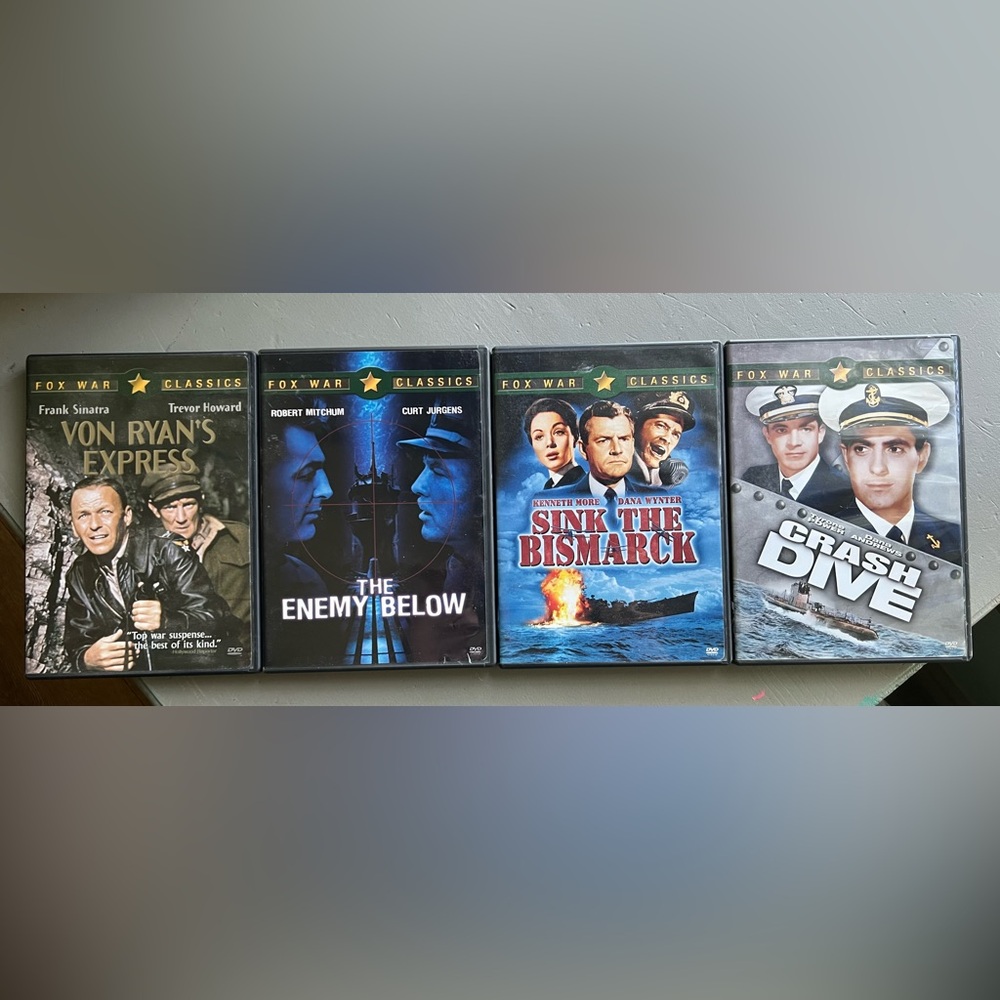 Fox War Classics DVD’s in Excellent condition Great for old Classics enthusiasts